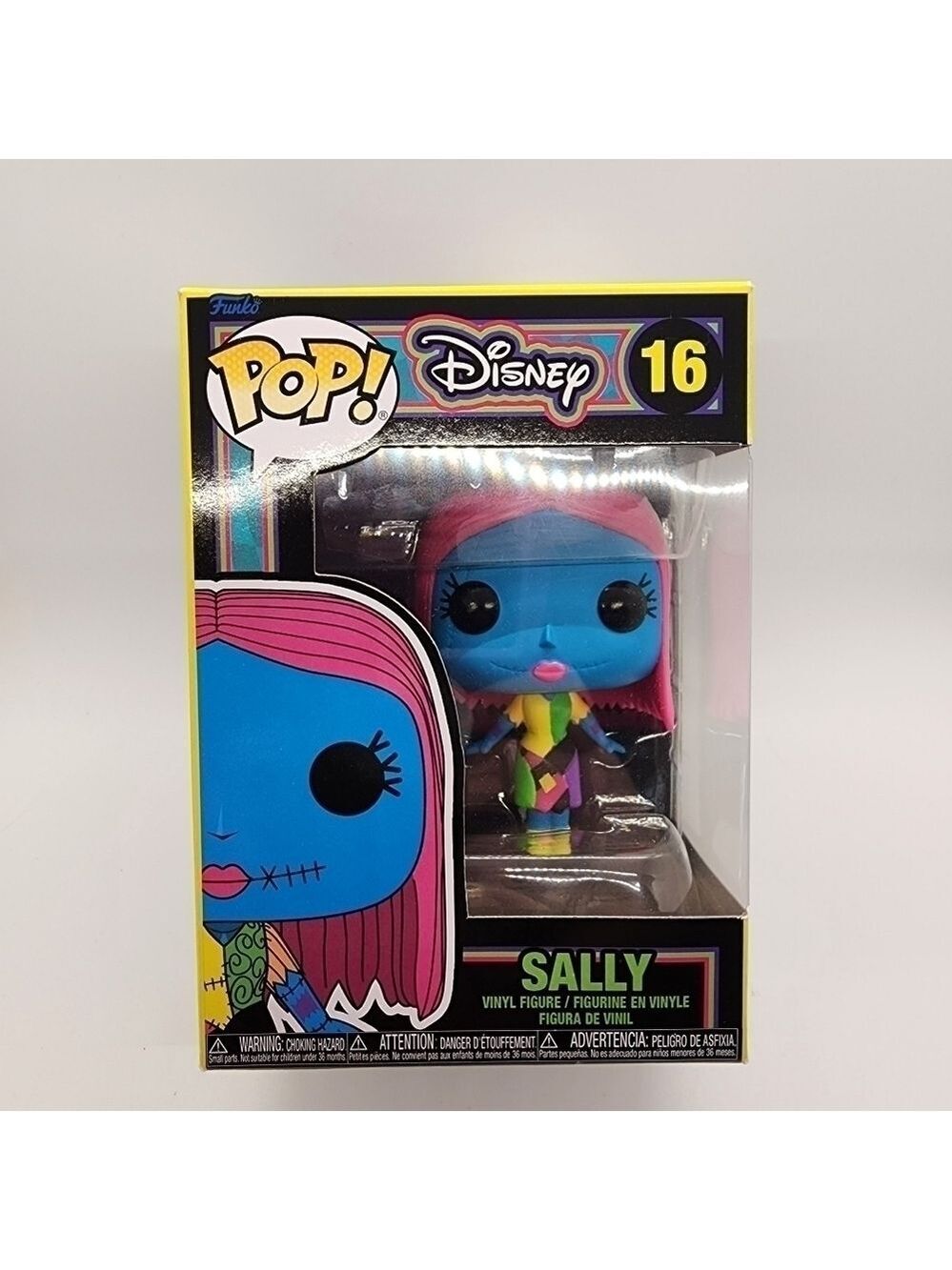 NEW Disney Blacklight Sally Funko Pop Nightmare Before Christmas #16